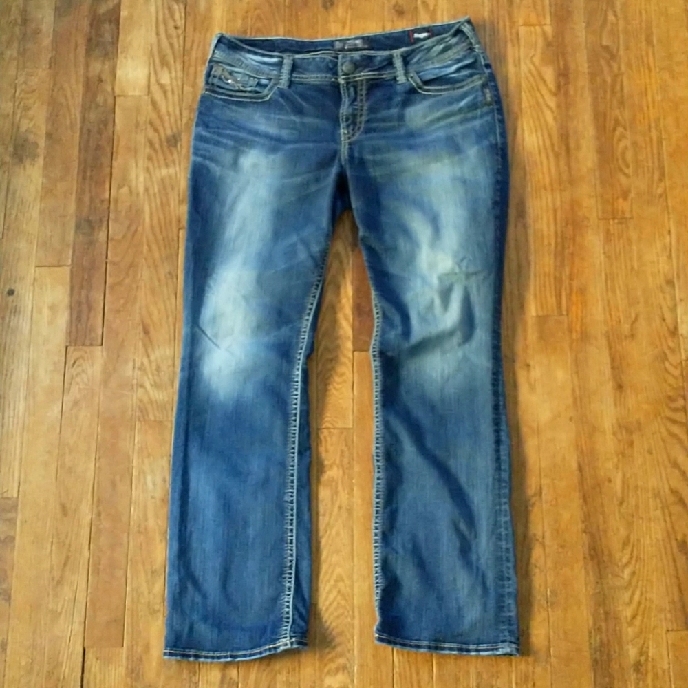 Women's silver dark blue size16/L33